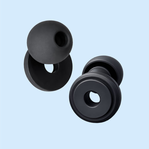 black silicone 33db black color ear plugs for sleeping